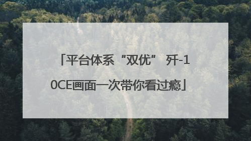 平台体系“双优” 歼-10CE画面一次带你看过瘾